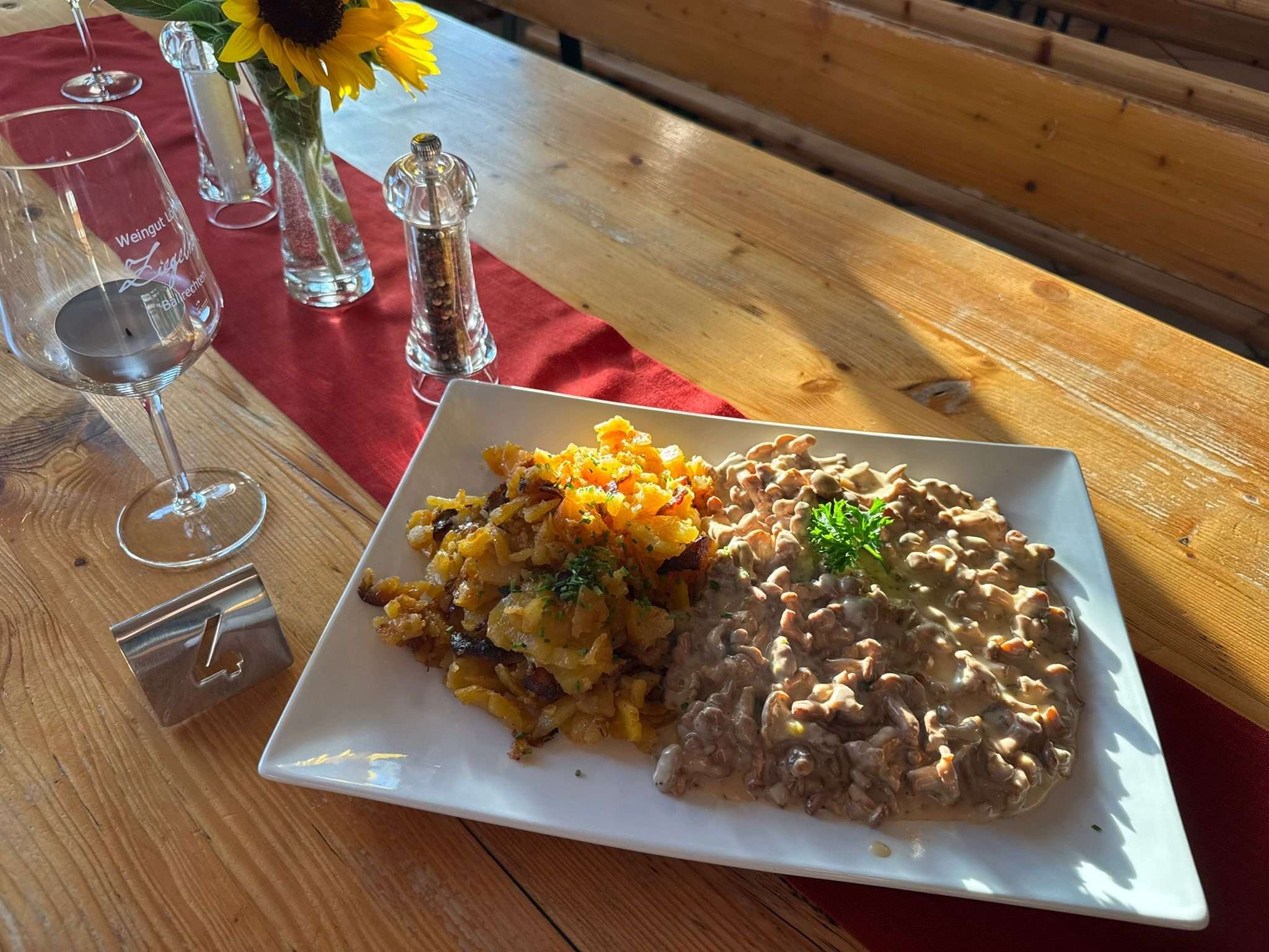 Frische Pfifferlinge im Ziegelhof
